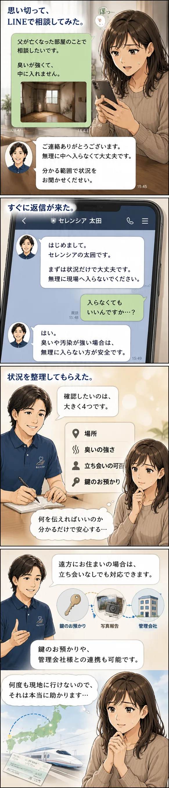 セレンシア 第2話「はじめての相談」